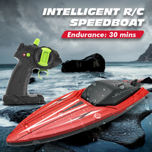 RC Boat Waterproof Dual Motor High Speed Racing Speedboat Model Electric Radio  - £27.11 GBP+