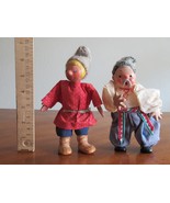 Vintage Chub &amp; Emelya Russian Cossack Dancer &amp; Peasant Lot Of 2 Folk Art... - $534.03 MXN