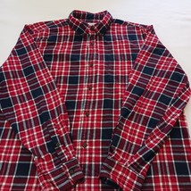 St. John's Bay Super Soft Button-Down Collar Flannel Shirt Men's XL Multi Plaid image 7