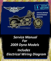 2009 Harley Davidson Dyna Models Workshop Service Repair Maintenance Manual - $22.95