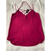 Express Women&#39;s XS Pink Strappy Crisscross Cami Tank Top Sleeveless - €10,27 EUR
