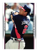 2007 Upper Deck #555 Kelly Johnson Atlanta Braves - £1.57 GBP