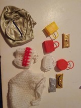 Vintage Lot Of 10 Barbie Doll Accessories Purses Clutches Various Colors - £23.47 GBP