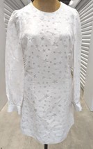 BEBE Dress Y2K Womens Size 6 White Stars Party Burnout Bridal Graduation NewYear - £53.19 GBP