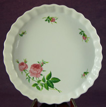 Christineholm Fluted Rose Pie Dish Quiche Tart Baking Pink Collection Box 9.75&quot; - £15.19 GBP