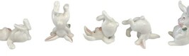 Vintage Fitz & Floyd Tumbling Bunny Rabbit Porcelain Figurine Hand Painted image 9
