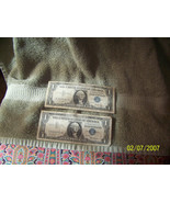 vintage u.s paper money {1957 u.s. $1 dollar bills} - £7.82 GBP