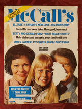 McCALLs Magazine January 1977 Rosalynn Carter James Garner Elizabeth Taylor - £7.61 GBP