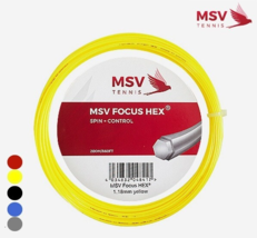 MSV Focus Hex 1.18mm 17LGauge 12m Tennis String Racquet Racket Poly Stri... - $20.61