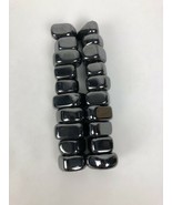 20 x  Irregular Smooth Black Beads Magnetic Hematite Gemstone Spacer Str... - $18.99