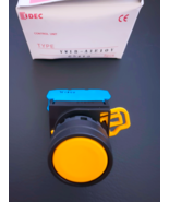 YW1B-A1E10Y IDEC Maintained Pushbutton Yellow 1NO Flush 22mm AC/DC - $12.90 CAD
