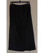 NEW WOMENS Vanity Fair 28" BLACK HALF SLIP  SIZE M/40 ~ NO SLITS - $474.22 MXN