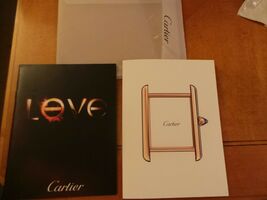 Cartier Love 2007 Advertising Brochure &amp; 2021 Fold Out Promo Timeless De... - €5,41 EUR