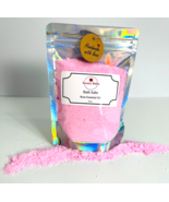 Rose Bath Salts Epsom Salt bath soak holiday gift for her body soak gift - $138.22 MXN