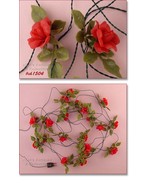 Vintage Red Roses Italian Lights (#CH1504) - £68.80 GBP