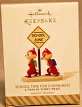 Hallmark: School Time For Chipmunks! - A Year of Disney Magic - Series Ornaments - £11.54 GBP