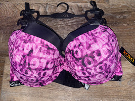 XOXO ~ Womens Gentle Lift Bras Underwire Padded 2-Pack Nylon Blend (A) ~ 40D - $35.23