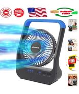 Super Quiet, Portable Desk Fan with Timer &amp; 3 Speed Settings for Office - $62.93 CAD