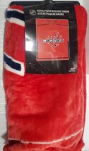 Washington Capitals 50&quot; by 60&quot; Plush Raschel Throw Blanket - NHL - $40.56 CAD