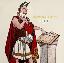 Senator Chauncey Depew As Roman 1905 Life Mag Lithograph Levering Art Print HM1E - £55.94 GBP