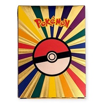 Pokemon Deck Box: Gold Foil Pokeball (No Cards) - $2.90