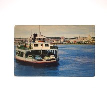 Vintage Postcard San Diego California Coronado Ferry Old Auto Transport Boat - £14.70 GBP