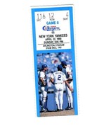 Texas Rangers New York Yankees Ticket Arlington Stadium April 22, 1990  - £17.18 GBP