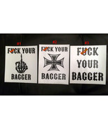F YOUR BAGGER DECAL STICKER outlaw biker chopper motorcycle rider funny ... - £3.94 GBP+