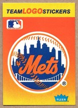 1991 Fleer Team Logo Stickers #NNO New York Mets - £1.56 GBP