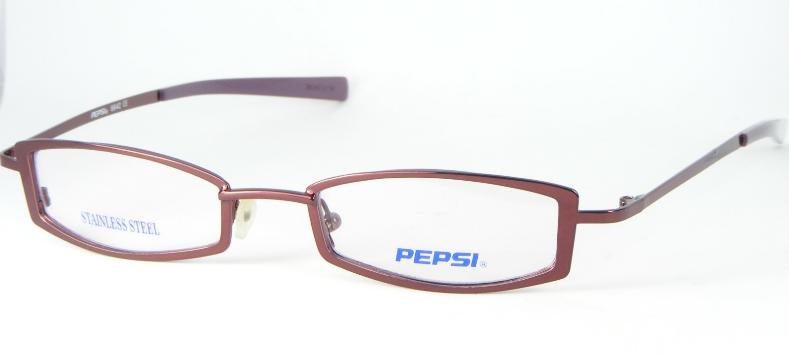 NEW PEPSI 6642 BU BURGUNDY EYEGLASSES GLASSES FRAME P6642 47-18-140 mm (... - $20.79