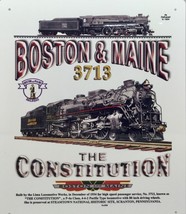 Boston &amp; Maine Railroad &quot;The Constitution&quot; Aluminum Sign - £30.35 GBP