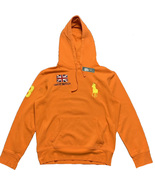 NEW Polo Ralph Lauren Sweatshirt Hoodie!  L  Orange  Great Britain UK - £86.52 GBP