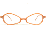 Vintage La Eyeworks Gafas Monturas DUSTY 401 Pastel Naranja Mármol 45-18... - $69.55