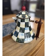 Vintage Camp Mackenzie-Childs Checkered Teapot - $277.20