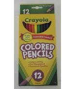 Crayola Colored Pencils 12 Count Assorted Colors Pre-Sharpened Long Lasting - €3,50 EUR