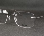 Röhm 4073 975 Unique Rare Lunettes Sans Monture En Titane Rohm 54-17-140mm - $96.04