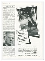Print Ad Bell System Overseas Telephone Vintage 1938 3/4-Page Advertisement - £7.62 GBP