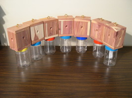 3 Wood Bee Trap- Easy Catch- Easy Disposal-NO CHEMICALS - ECO SAFE - $1,330.52 MXN