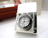 Time Lite Light Pocket Watch Clock running Zippo 2002 MIB Rare - £183.22 GBP