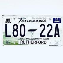 2014 United States Tennessee Rutherford County Passenger License Plate L... - $225.96 MXN