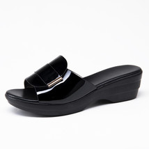 Women&#39;s Slippers Sandals Summer 4.5cm High Heels Women Shoes Woman Slippers Summ - £45.50 GBP