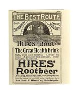 Hires Root Beer Soda Pop 1894 Advertisement Victorian Think 2 Thinks ADB... - €17,28 EUR