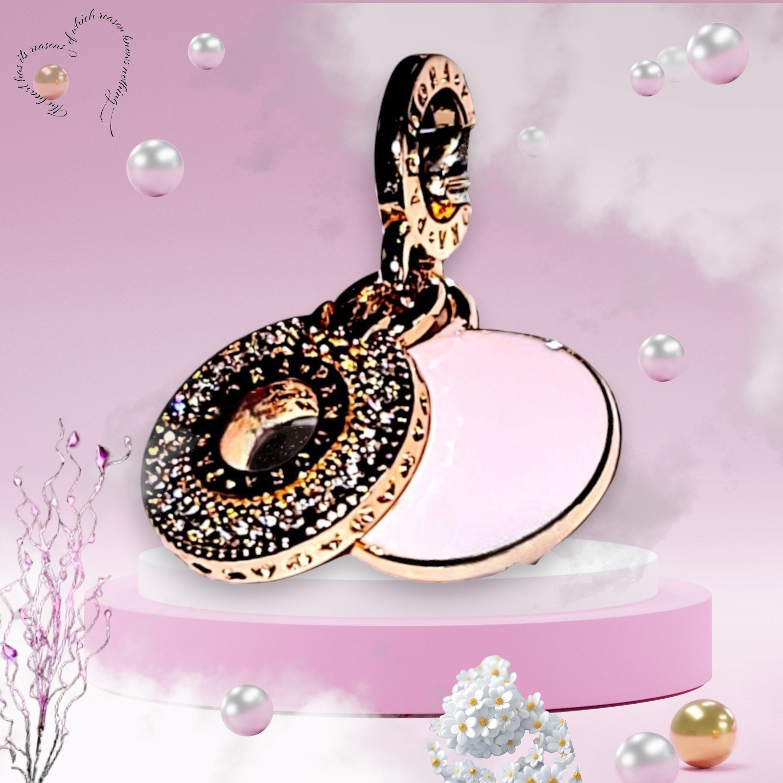 Pandora Rose Gold Crown O Dangle Charm US SELLERUS SELLER  Item image 6