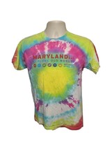 2012 University of Maryland Explore Our World Adult Small Tie Dye TShirt - £11.73 GBP