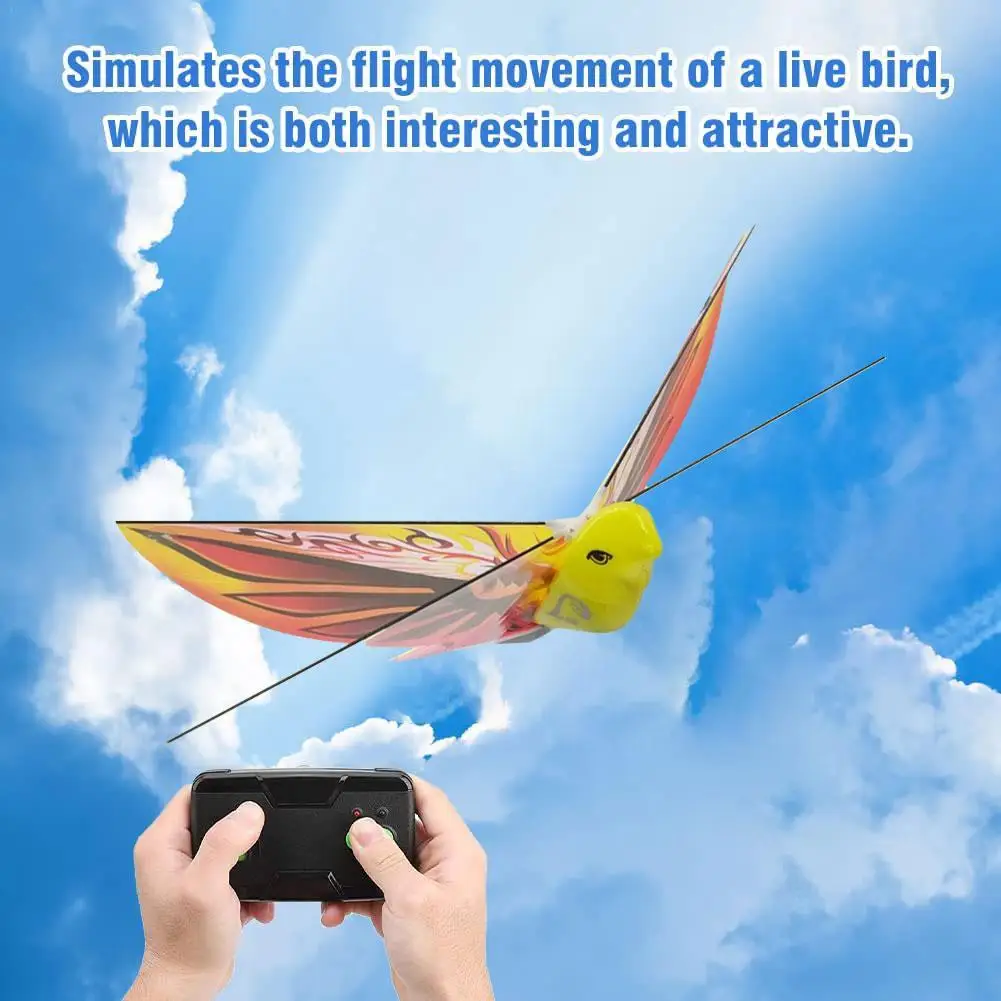 2.4G Remote Control Electronic Simulated Swallow Flying Bird Aircraft Children - £21.33 GBP