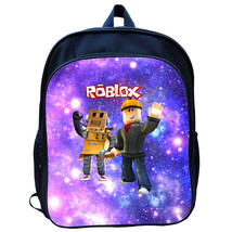 WM Roblox Kid Child Backpack Daypack Schoolbag Bookbag Two Bag Wave - £14.37 GBP