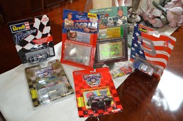 * Lot of 7 NASCAR Diecast Cars Card Dale Earnhardt Bill Elliot Lebonte Kelloge - £23.18 GBP