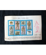 Vatican stamps souvenir sheet 1987 SC#788-91 summer Olympics uncancelled - $13.72 CAD