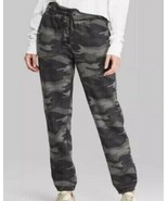 Wild Fable Women&#39;s Camo Pants Fleece Lined Jogger Size M Stretch Pull On... - £9.73 GBP
