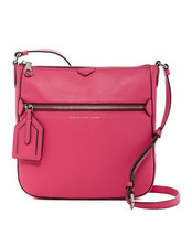 Marc Jacobs Bag Globetrotter Crossbody Begonia Leather New $298 - £157.17 GBP